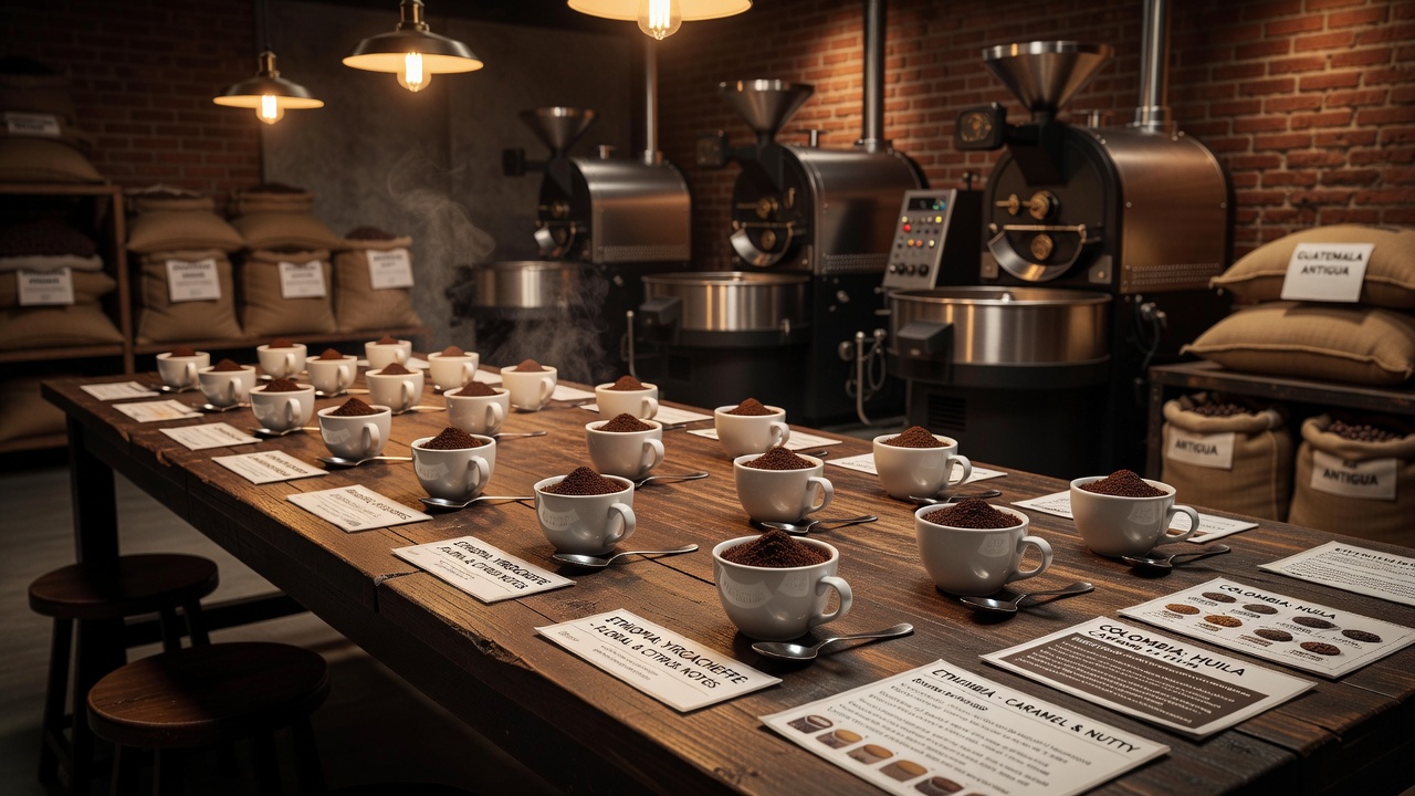 Sesión de cata de café